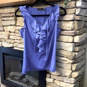 The  Limited: Cascading ruffle shell:size small